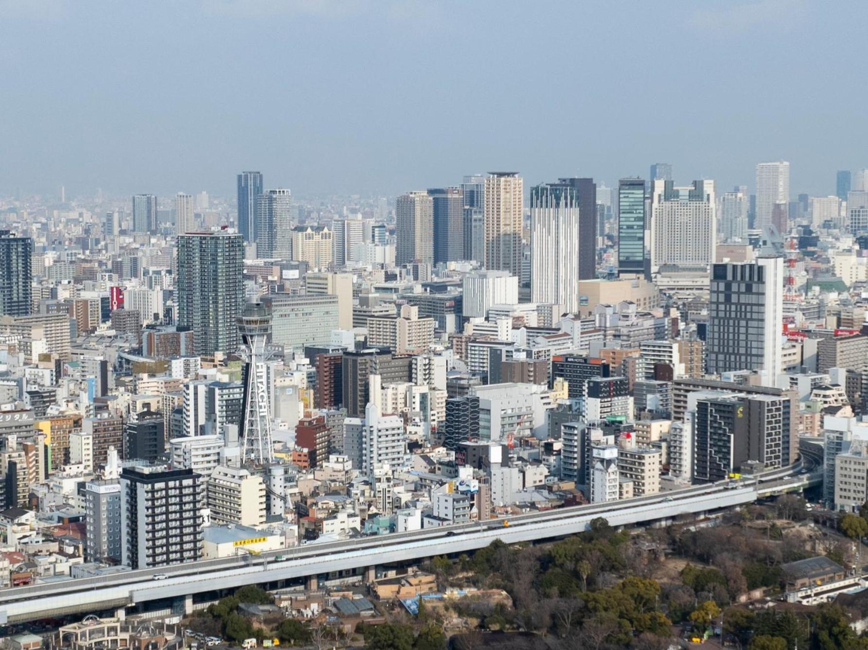 Apa Hotel Nambaminami Ebisucho Eki Shinsekai Osaka Buitenkant foto
